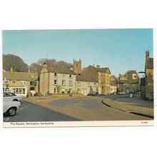 The Square Hartington Derbyshire Postcard 0385