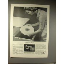 1964 Friden 6018 Magnetic Disc Player, 6010 Computer Ad