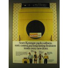 1980 Bounce Fabric Softener Ad - Sears Kenmore Packs