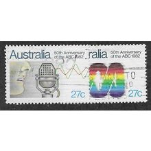 AUS 1982 (SET) '50TH ANN OF ABC' (2v) FINE USED (EBID52-134)