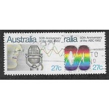 AUS 1982 (SET) '50TH ANN OF ABC' (2v) FINE USED (EBID52-134)