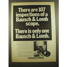 1969 Bausch & Lomb Scopes Advertisement - There are 107 inspections
