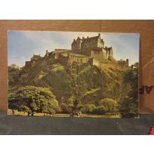 EDINBURGH CASTLE, Scotland. used vintage postcard 1966 pm =