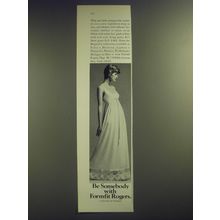 1974 Formfit Rogers Nightdress Ad - Be somebody with Formfit Rogers