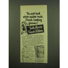 1949 Oxford University Press Book Advertisement - Tante Marie's French Kitchen