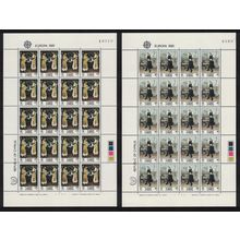 Cyprus Europa Folklore folk-dancing 2 Sheets 1981 MNH SG#567-568