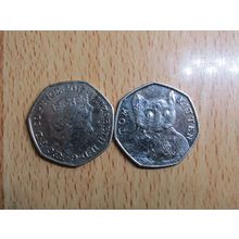 GB 2017 Elizebeth II Decimal 50p Tom Kitten Coin