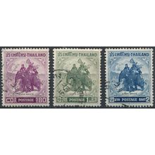 400ᵗʰ Birth Anniv King Naresuan: 3 Values - Thailand 1955 - FH - MiNr 312/4