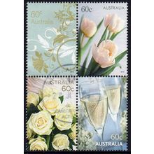 Australia 2010 Special Occasions - Block of 4 x 60c Used