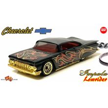 HTF KEYCHAIN 59 BLACK CHEVY IMPALA LOWRIDER CUSTOM Ltd Ed