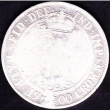 1900 Great Britain 1 Half Crown (2 & Half Shillings) Silver Coin