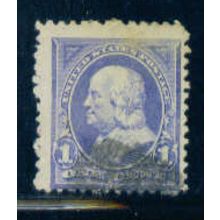 Used 247 1c Benjamin Franklin Average M02714