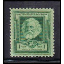 864 1c Henry Longfellow Fine MNH KA2566