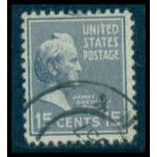 Used 820 15c James Buchanan Fine M08024