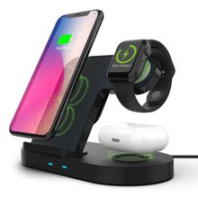 3-in-1 Wireless Charging Dock[ Black/Grey ]