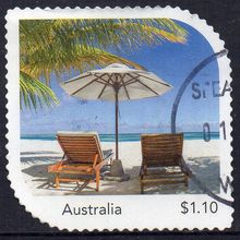 Australia 2020 MyStamps - From First MyStamps Collectors Pack - Beach $1.10 Used