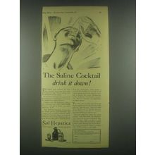 1931 Sal Hepatica Ad - Drink It Down