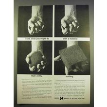 1963 Scott Industrial Foam Ad - Material 97% Nothing