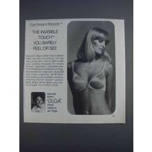 1980 Olga Bodysilk Style 329 Bra Ad - Invisible Touch
