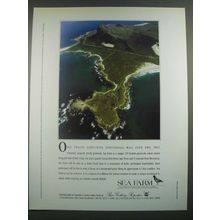1988 Sea Farm South Africa Ad - Only Twelve Individuals