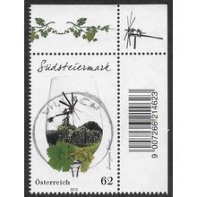 AUT 2013 62c 'WINE REGIONS - SOUTHERN STYRIA FINE USED (EBID56-329)