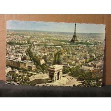 PARIS, FRANCE used vintage postcard 1969 postmark =