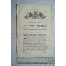 1842 Act of Parliament: Preparation & Issue of Exchequer Bills