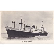 SS Pacific Ship Reliance Real Photo 1960s Postcard