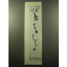 1959 Grand Marnier Liqueur Ad - High point of the evening!