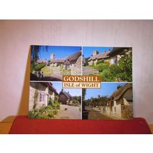 multiview, GODSHILL, ISLE OF WIGHT. unused postcard by J Salmon =
