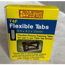 Framers Corner T4F Flexible Picture Framing Tabs For T225 Dual Driver