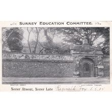 ED 163 MERTON ABBEY POSTCARD, SURREY EDUCATION REWARD PRINTED POSTCARD