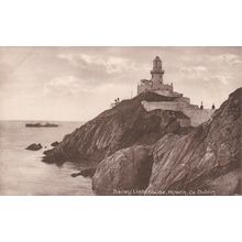 ED 194 HOWTH, CO DUBLIN - BAILEY LIGHTHOUSE .PRINTED POSTCARD