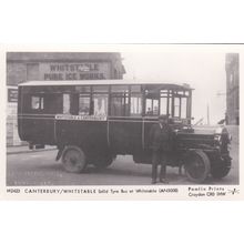 ED 304 . CANTERBURY/WHITSTABL SOLID TYRE BUS . PAMLIN REPRO POSTCARD M 2423