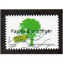 FRA 2008 (55c) 'SUSTAINABILITY -PAPER' FINE USED (EBID20784)