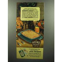 1952 Heinz Spaghetti Ad - Wonderful Eating