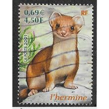 FRA 2001 4.50F 'ANIMALS' FINE USED (EBID62-684)