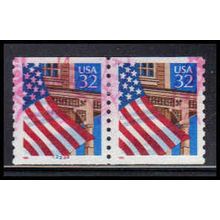 Used 2913 32c U.S. Flag Over Porch Very Fine CNP Left 22221 PA1721