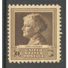 878 10c Jane Addams Fine MNH GA0381