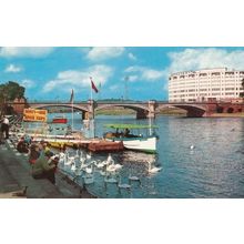Nottingham Boat Trips 1970s Postcard