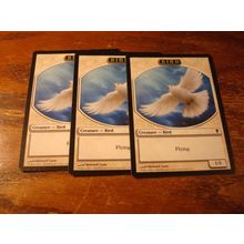 Magic The Gathering, MTG, 3- Cards, 1993-2009, Diff. Backs, BIRD, ex