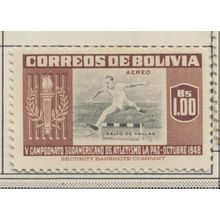 Bolivia Stamp Scott #C153, Mint Hinged