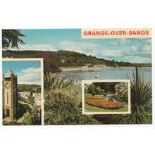 Grange-Over-Sands Cumbria Multiview Postcard KLD 736
