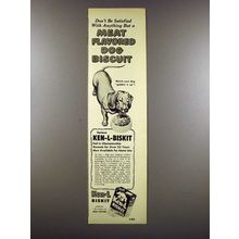 1951 Ken-L Biskit Dog Food Ad - Dachshund