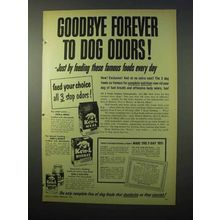 1951 Ken-L-Meal, Ken-L-Biskit, Ken-L-Ration Dog Food Ad