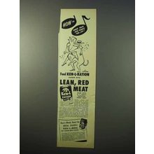 1951 Ken-L-Ration Dog Fod Ad - Make Dog Dance for Joy
