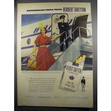 1952 Herbert Tareyton Cigarettes Ad - Mrs Robert B Case