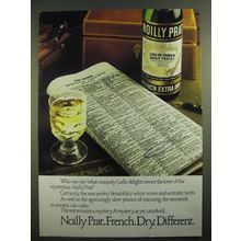1980 Noilly Prat French Extra Dry Vermouth Ad
