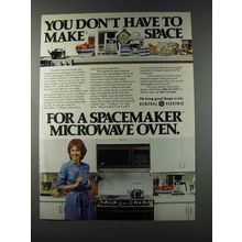 1981 General Electric Spacemaker Microwave Oven Ad