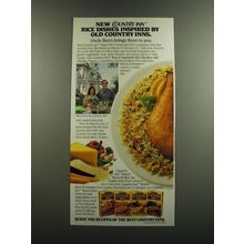 1986 Uncle Ben's Country Inn Rice Ad - Inspired by Old Inns